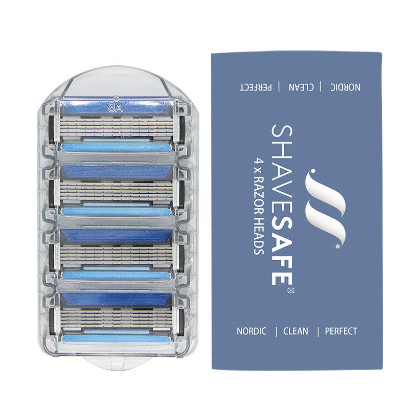 SHAVESAFE RAZOR HEADS 4 STK - ShaveSafe